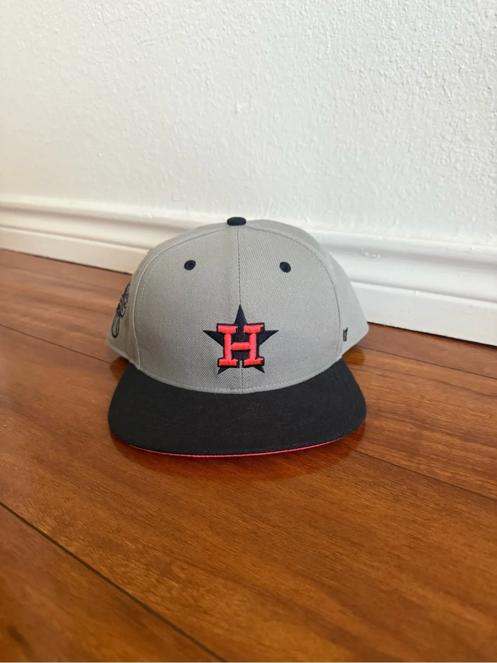 Houston Astros kids Gray and navy blue Fitted Cap